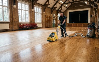 School Wood Floor Restoration in Upminster RM14